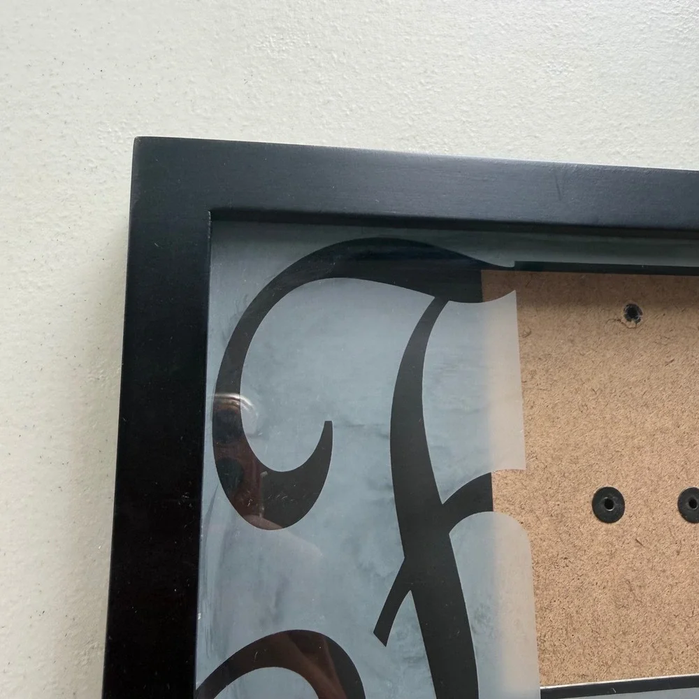 Black Wood Family Quote Shadow Box Picture Frame 4x6